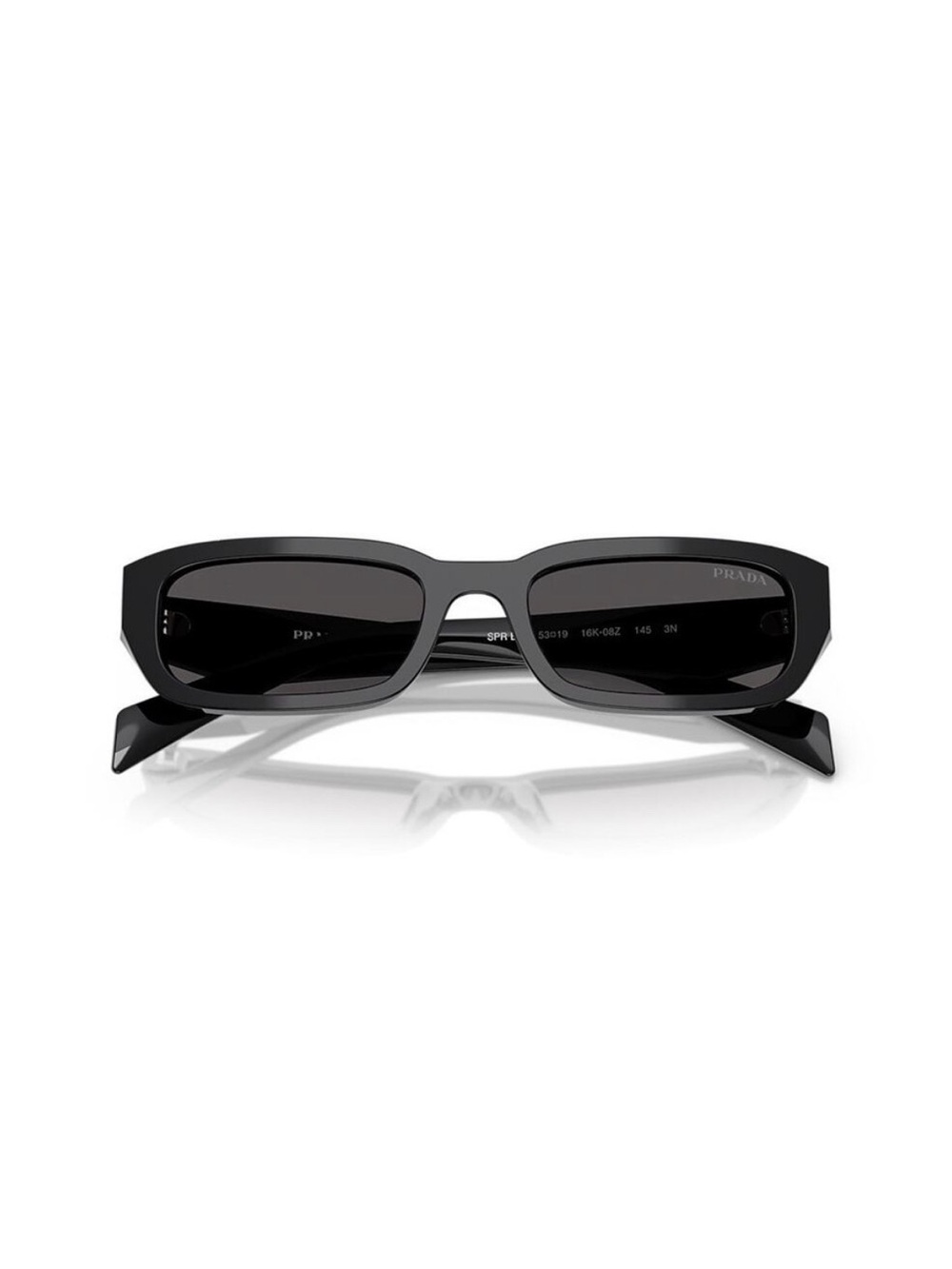 Prada Black Rectangular-Edge Sunglasses - Picture 5 of 6